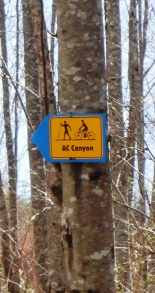 AC Canyon sign
