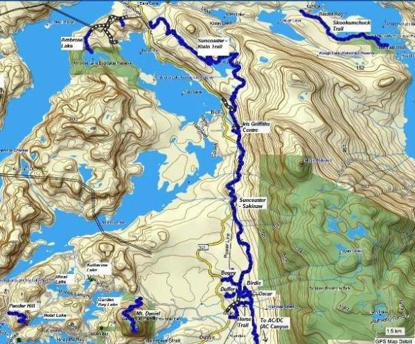 Pender Harbour Trail Map