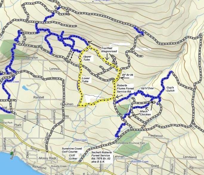 Trailfest Wagonroad Route